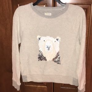 NWOT Crewcuts girls polar bear sweatshirt